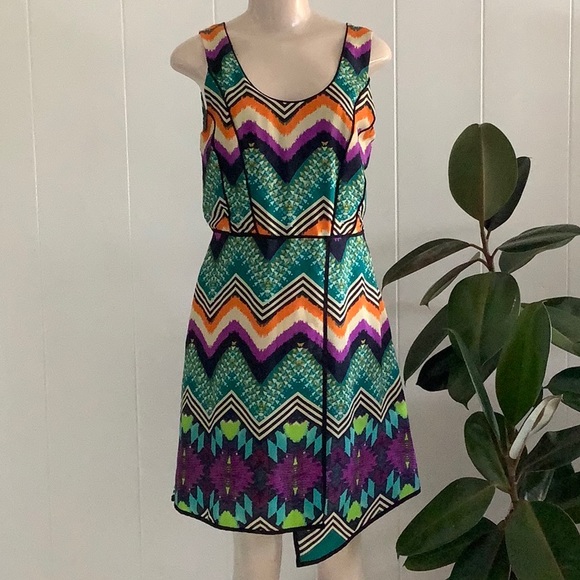 Bar III Multi-colored Sleeveless Dress Size Small - Picture 10 of 10
